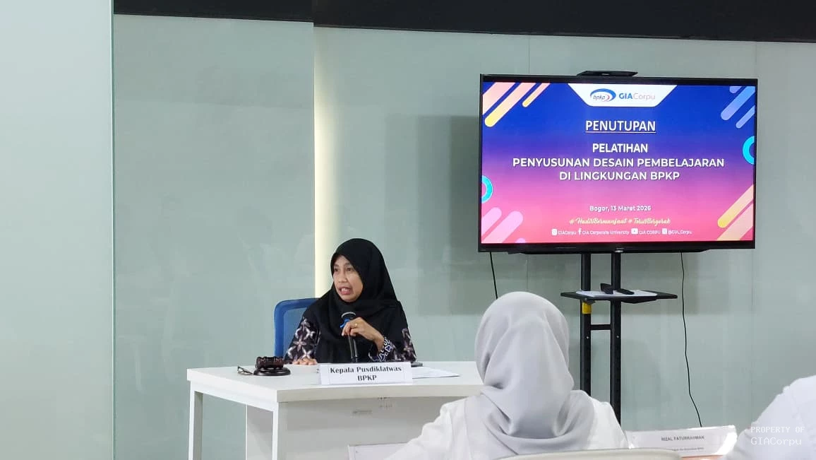 Pelatihan Penyusunan Desain Pembelajaran di Lingkungan BPKP
