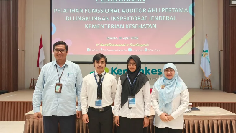 Mencetak Auditor Profesional: Inspektorat Jenderal Kemenkes Gandeng Pusdiklatwas BPKP Gelar Pelatihan Fungsional Auditor Ahli Pertama