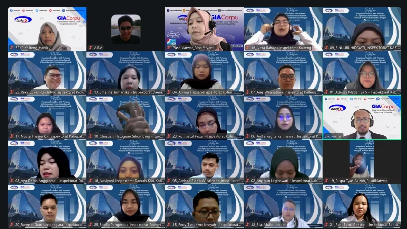 Pusdiklatwas dan BPKP Kalteng Buka Pelatihan Fungsional Auditor Ahli Pertama bagi 26 CPNS PEMDA