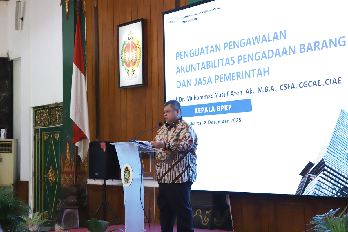Kepala BPKP: Elektronik Audit Katalog Versi 6 Dapat Deteksi Korupsi Sejak Perencanaan