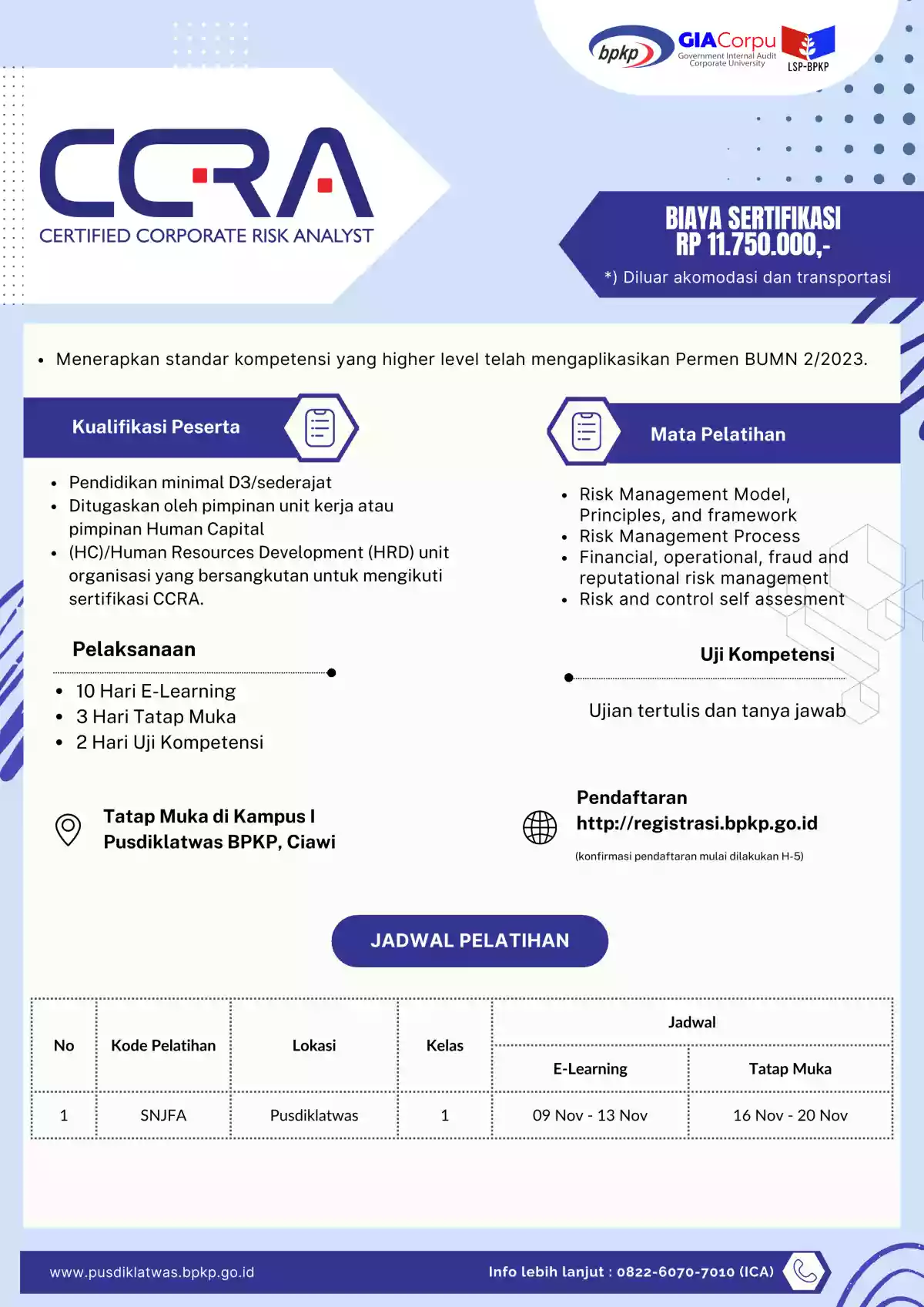 Certified Corporate Risk Analyst (CCRA
