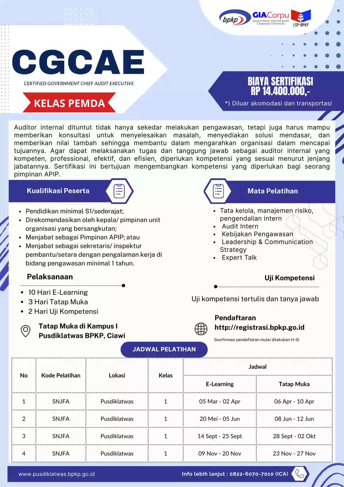 Certified Government Chief Audit Executive (CGCAE)