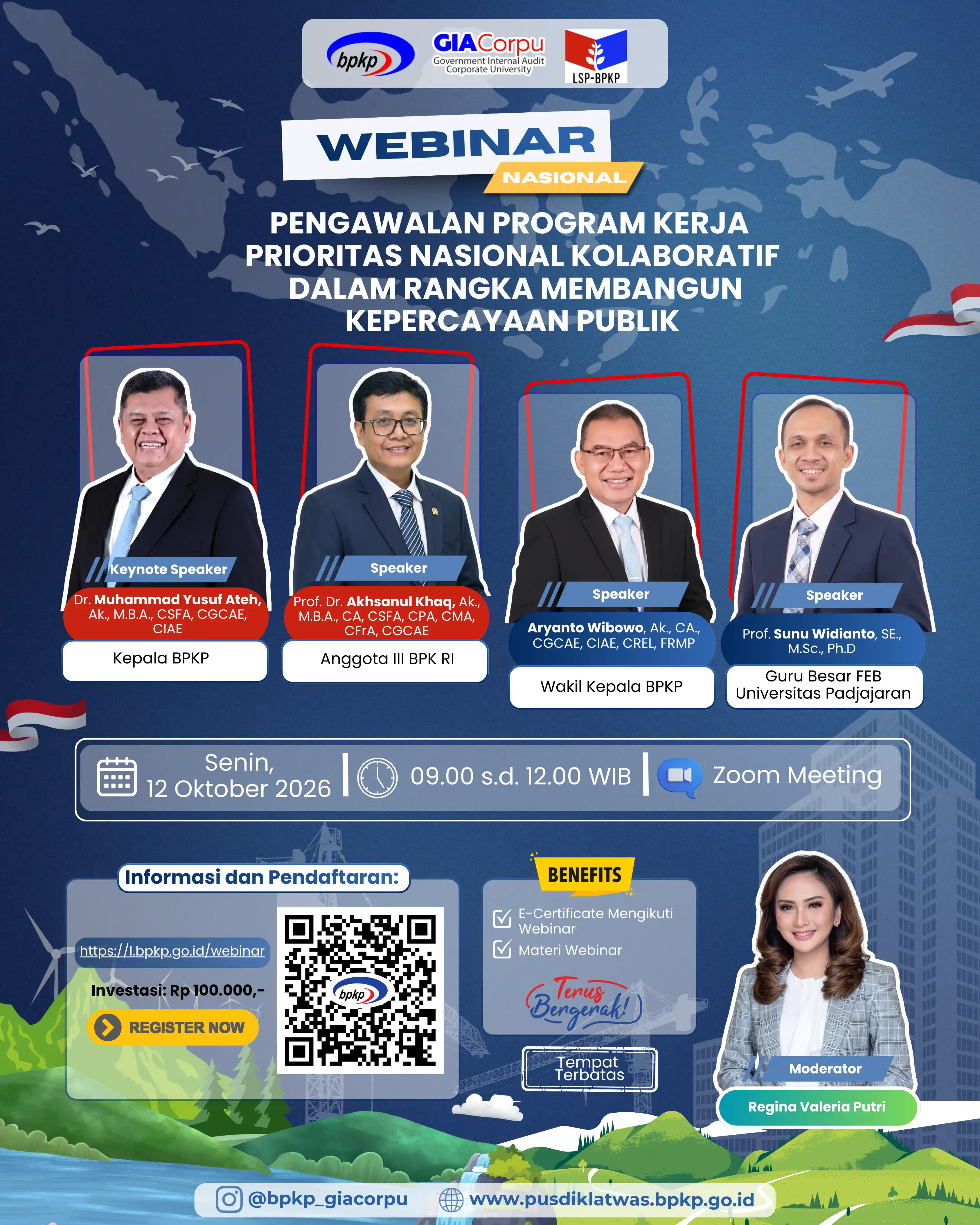 WEBINAR : Pengawalan Program Kerja Prioritas Nasional Kolaboratif