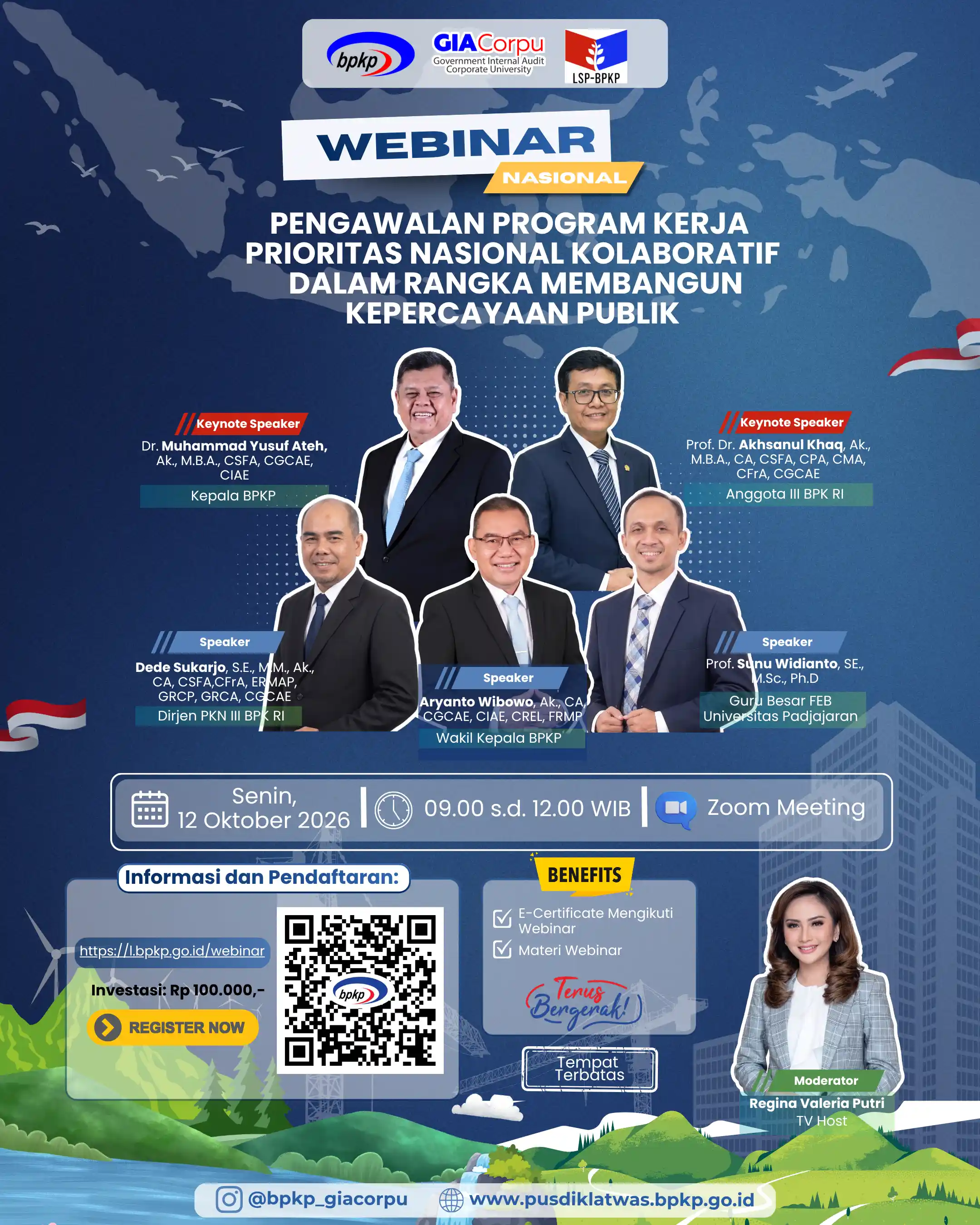 WEBINAR : Pengawalan Program Kerja Prioritas Nasional Kolaboratif
