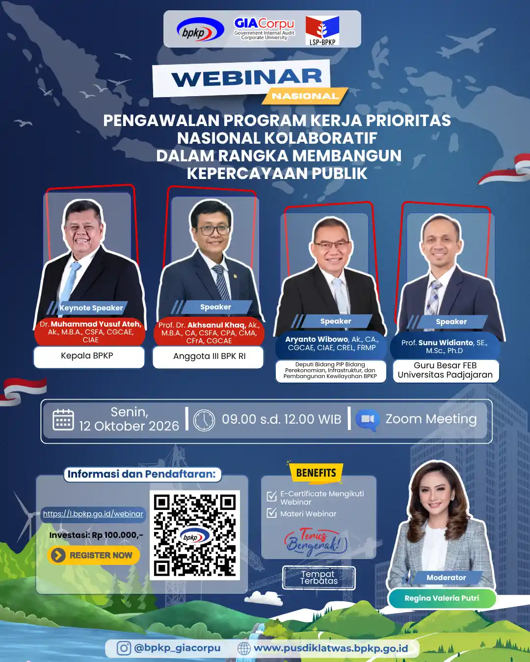 WEBINAR : Pengawalan Program Kerja Prioritas Nasional Kolaboratif